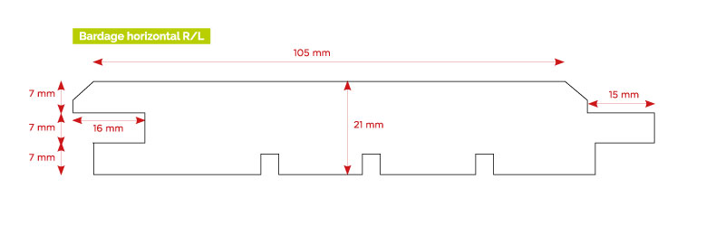 Scidus - Bois Torrefié® - Bardage Horizontal