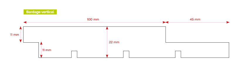 Scidus - Bois Torrefié Pour Bardage Vertical